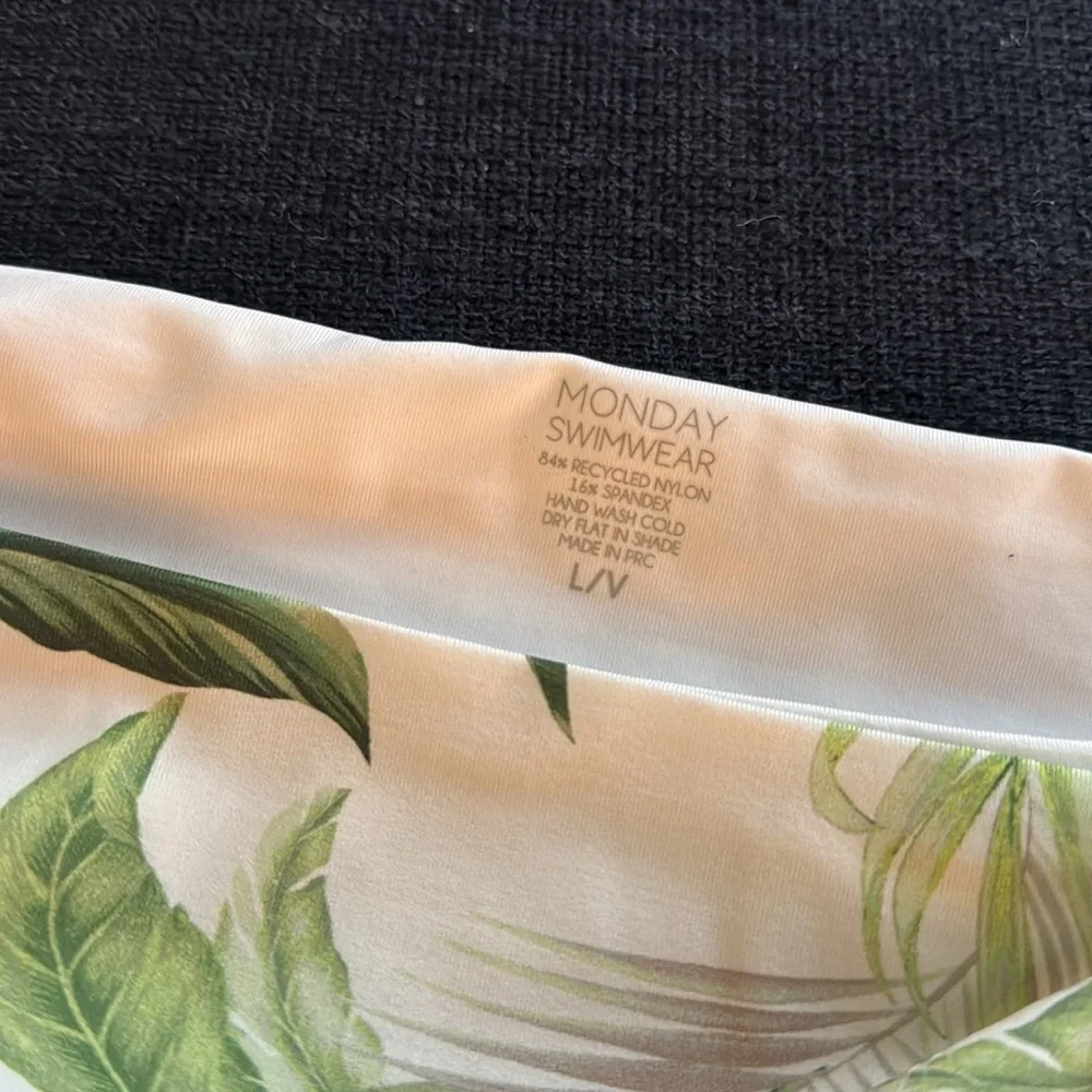 NWT Monday Swimwear Tulum Bottoms in Palm
